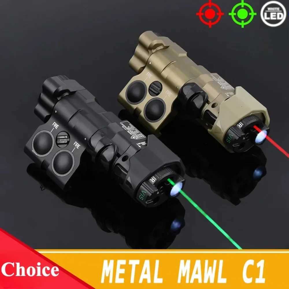 Tactical MAWL C1 Weapon Scout Light Combo Red Green Dot Sight D Flashlight Nylon Version for AR15 M4 Airsoft Rif 1913 XJ250718