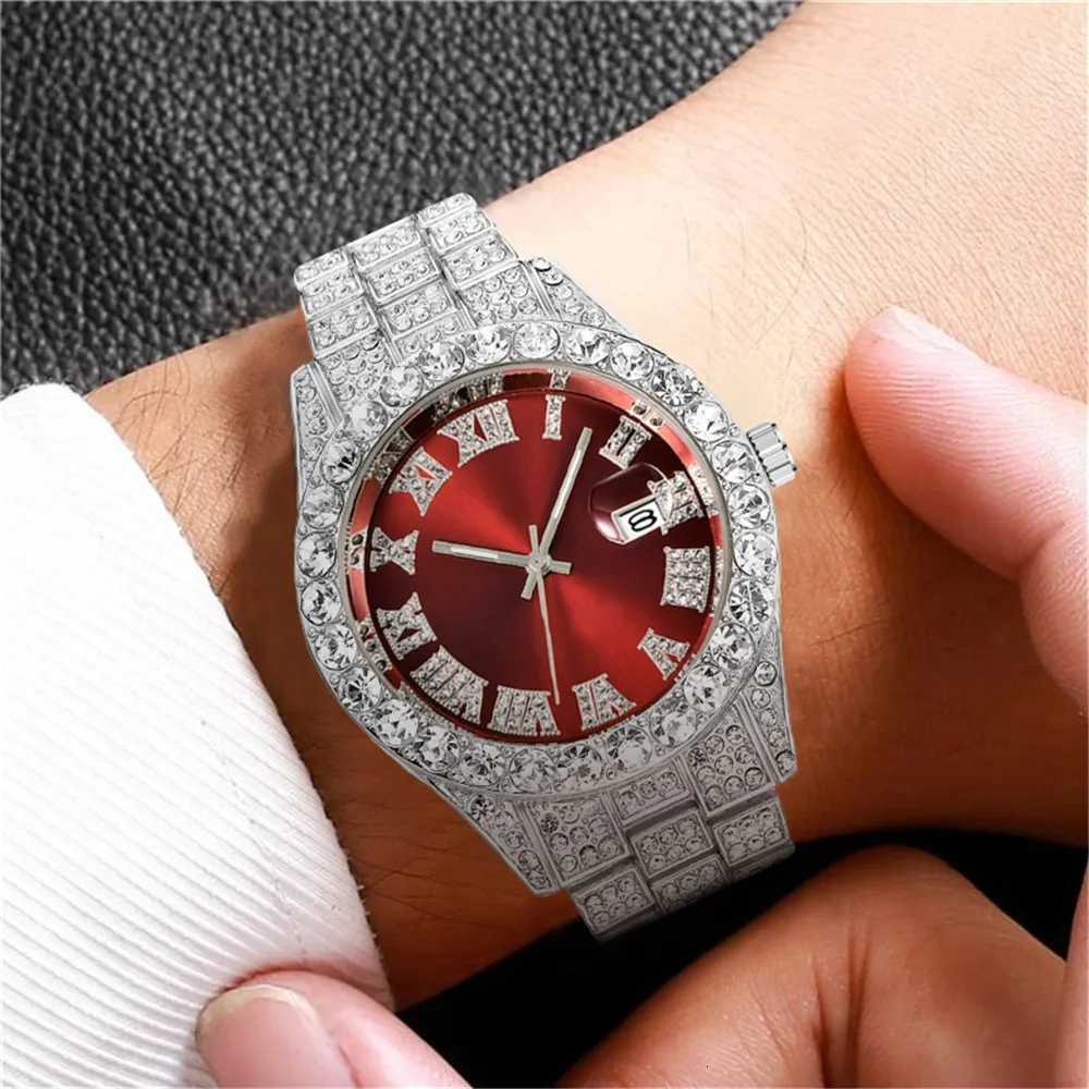 Full Steel Gold Quartz Wristwatch for Men Luxury Watches Exquisite Clock Masculino Relogio Fashion Casual Watches W250718