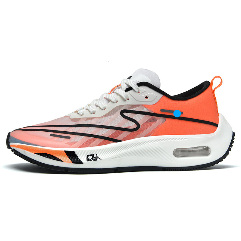 Men's New Air Cushion Running Student Competition Marathon Rebound Shock Absorption Sports Speed Shoes