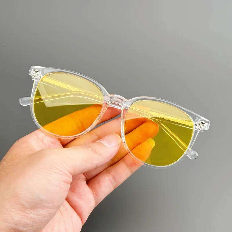 Retro square for men and women, UV400 acetic acid, hand-designed classic sunglasses, color sunglasses