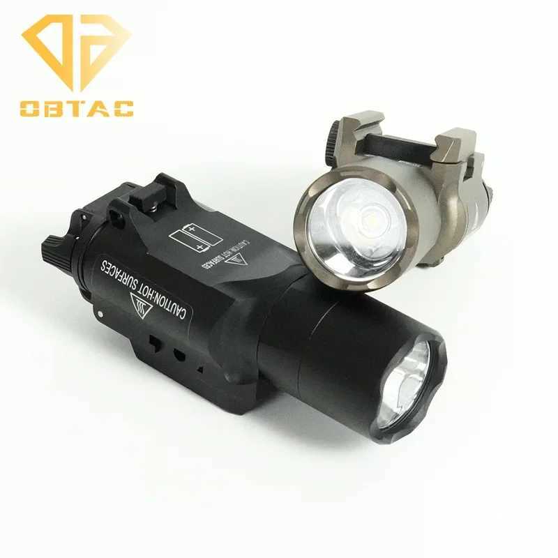 300U-B Tactical X300UB Scout Light Airsoft Weapon Hanging Light Strobe D Hunting Metal X300U-B Flashlight Fits 20mm Rail XJ250718