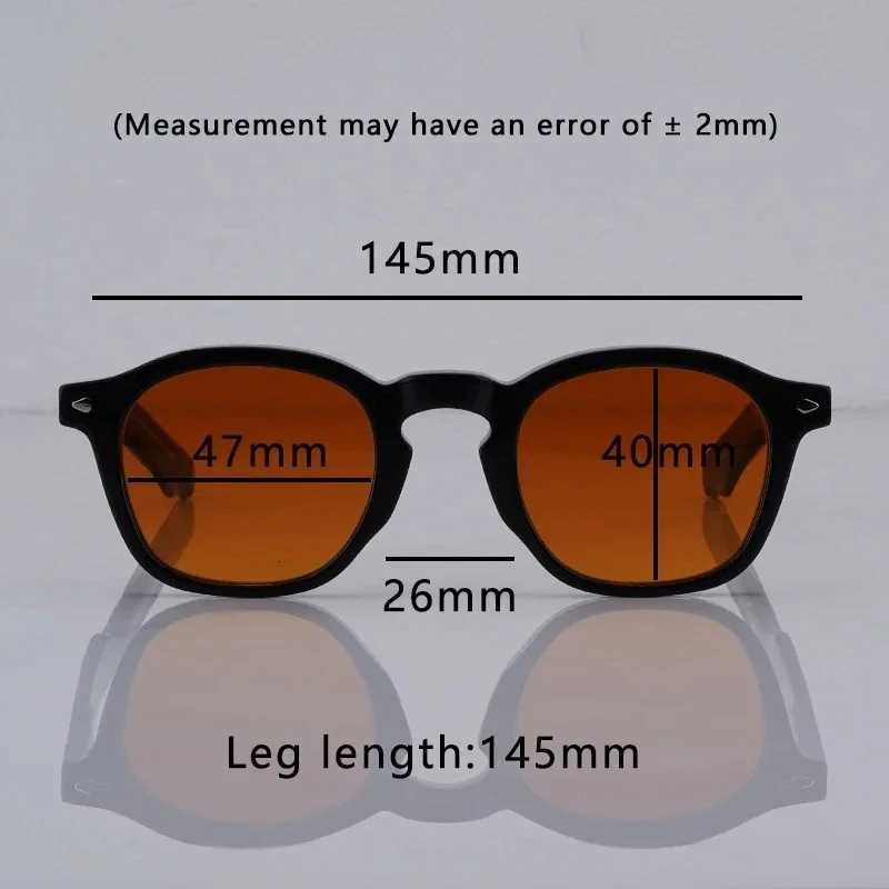 Luxury Brand Fashion Zephirin Sunglasses Men Top Quality Round Acetate Outdoor UV400 Protection Women Sunglasses W250718