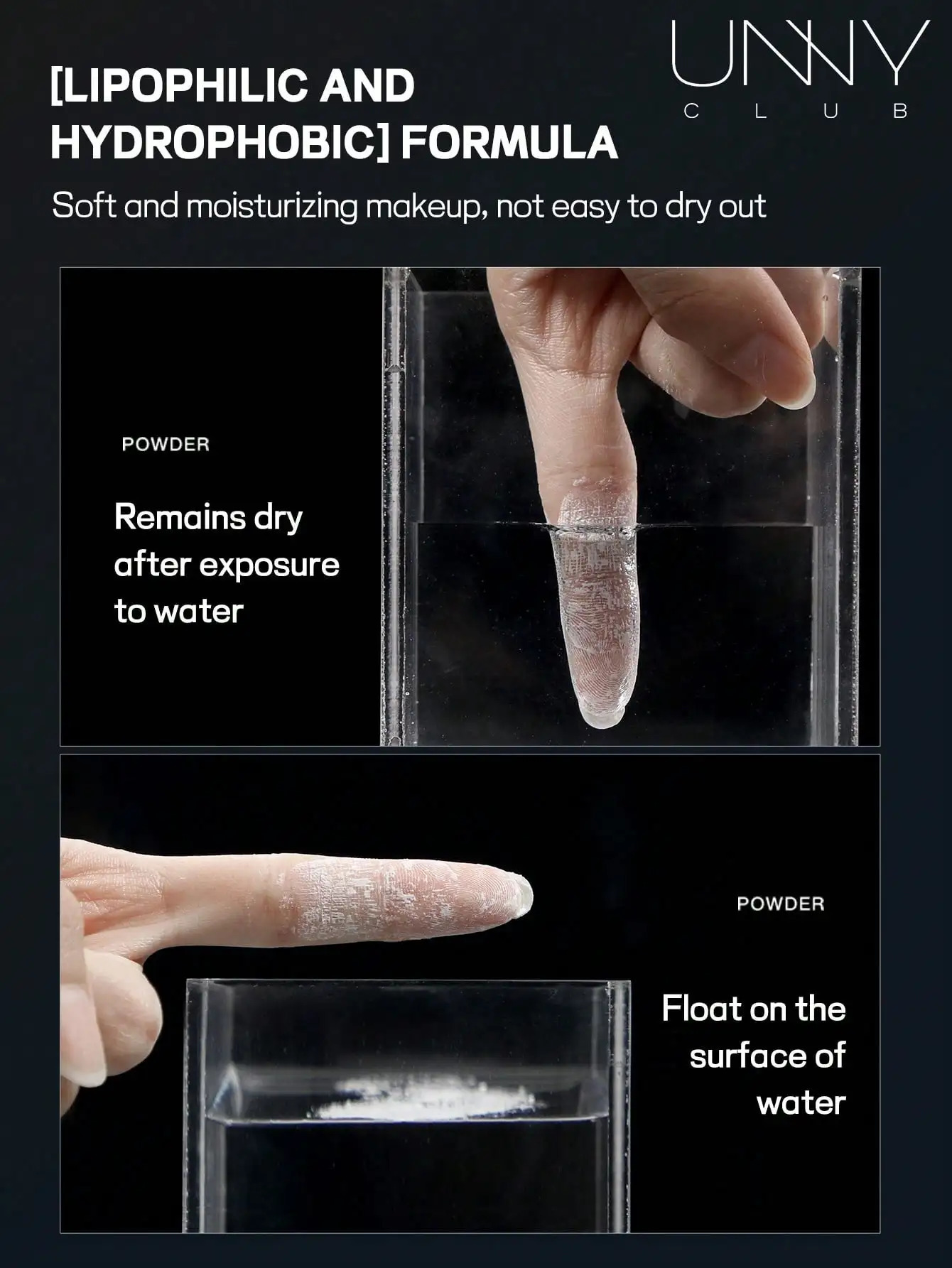 UNNY CLUB High Definition Loose Powder Setting Powder Oil Control Mist Matte Soft Lightweight Long-Lasting Focus Effect 250716