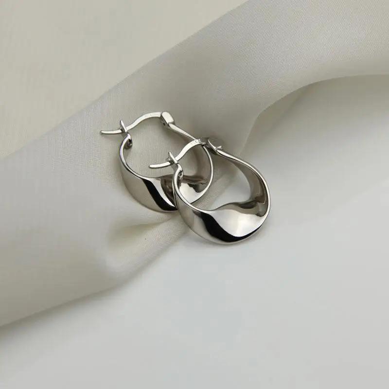 925 Sterling Silver Irregular Shape Earrings Charming Personalised Fashion Earrings Birthday Gift for Women Fine Jewellery 250715