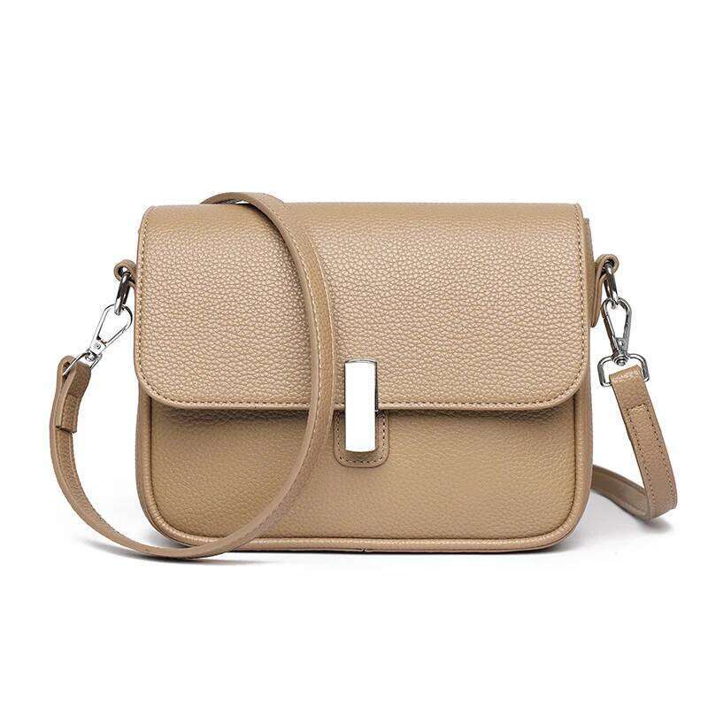2025 Genuine Leather Women Crossbody Bags Design Small Square Soft Cowhide Women's Commuter Shoulder Bag ladies gift