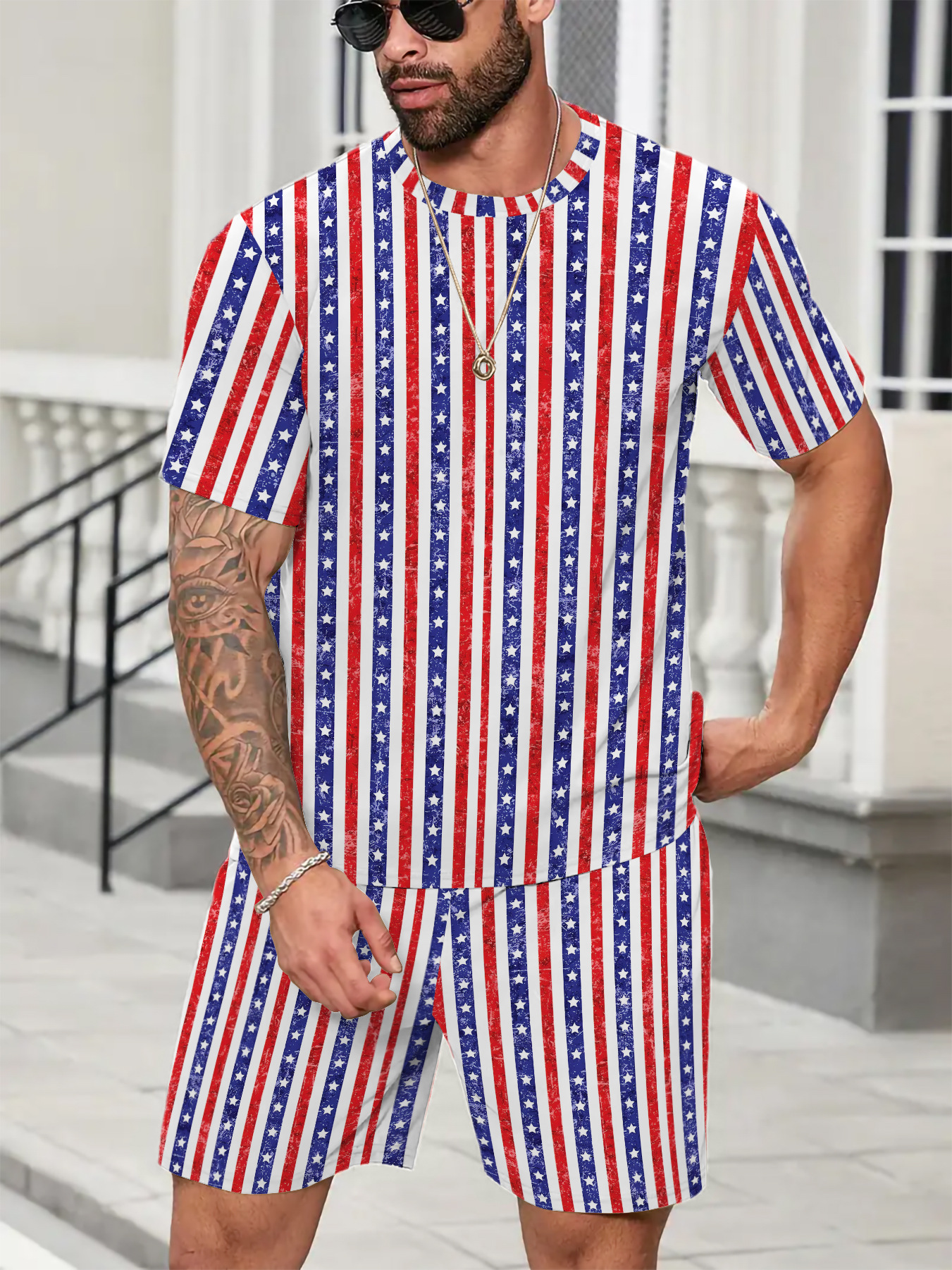 Men Clothing Set Two Piece Set Summer Beach Wear Floral Print Casual Shirt and Shorts Set Hawaiian Shirt Holiday Clothes vintage plus size tracksuits