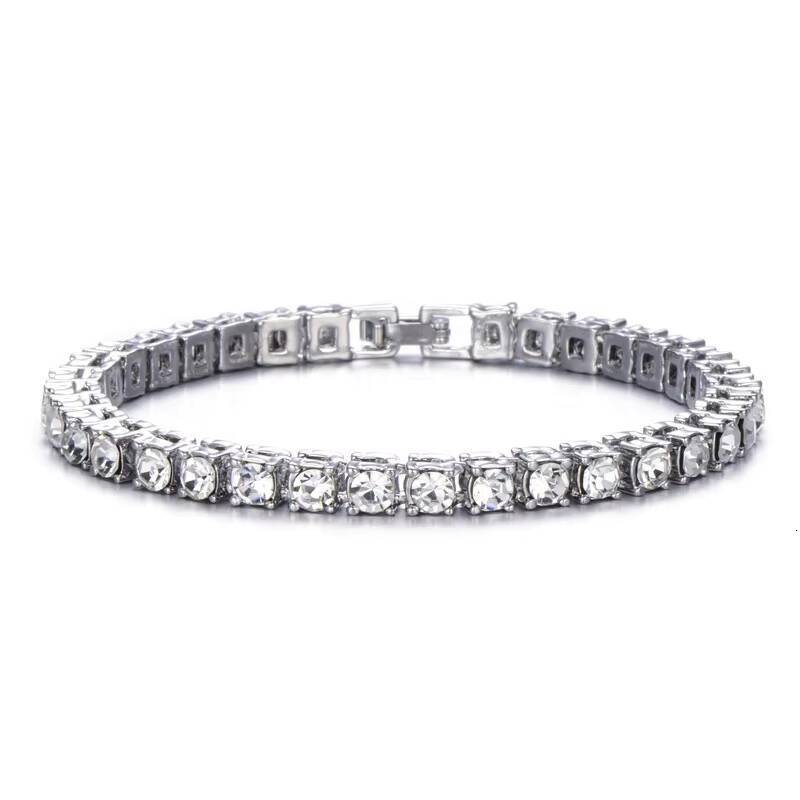 Professional Factory Wholesale D VVS1 Classic White Moissanite 925 Silver Tennis Moissanite Bracelet for Women