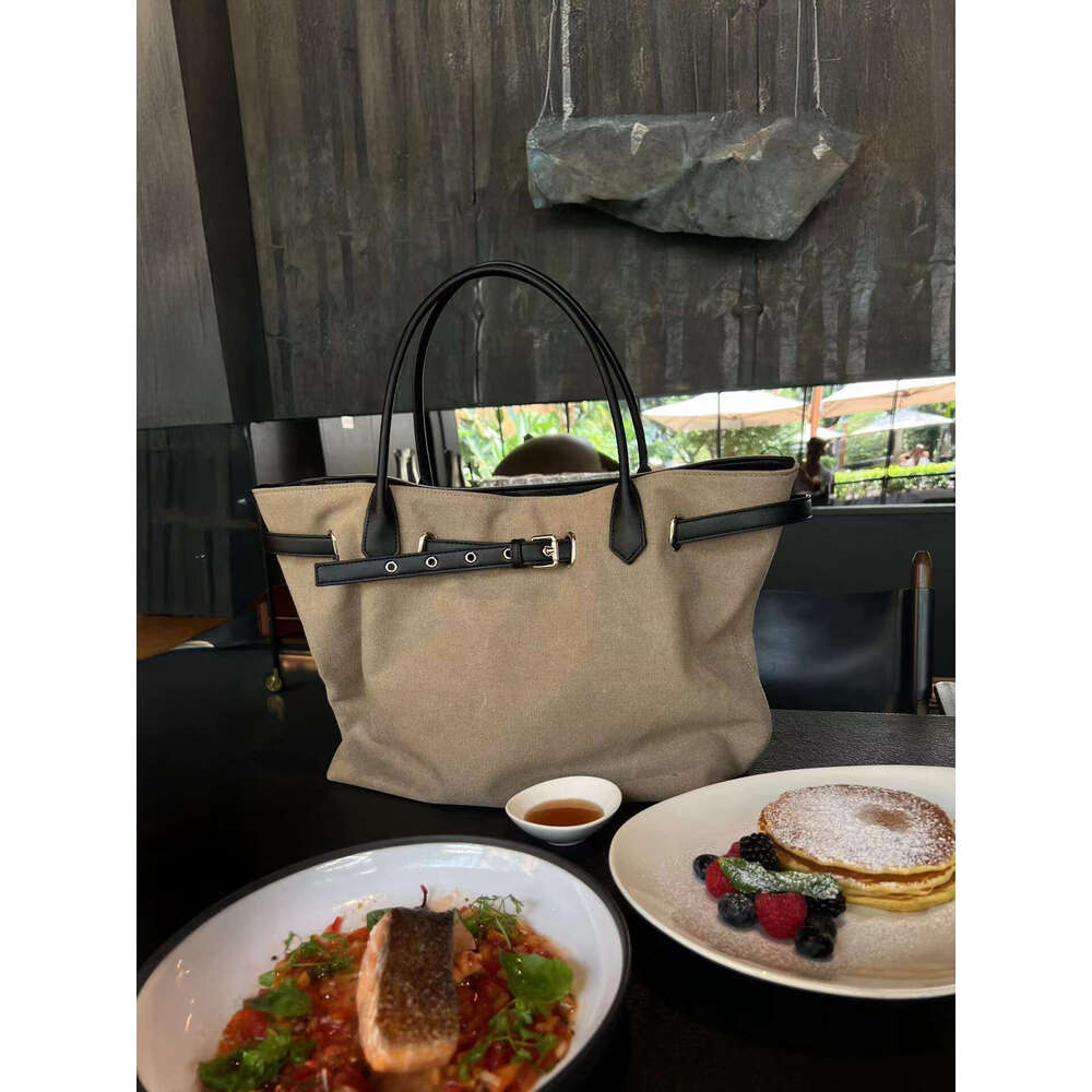 New Trendy Women S Tote Bag Light Luxury Niche High End Fashion Extra Large Casual Canvas Handbag