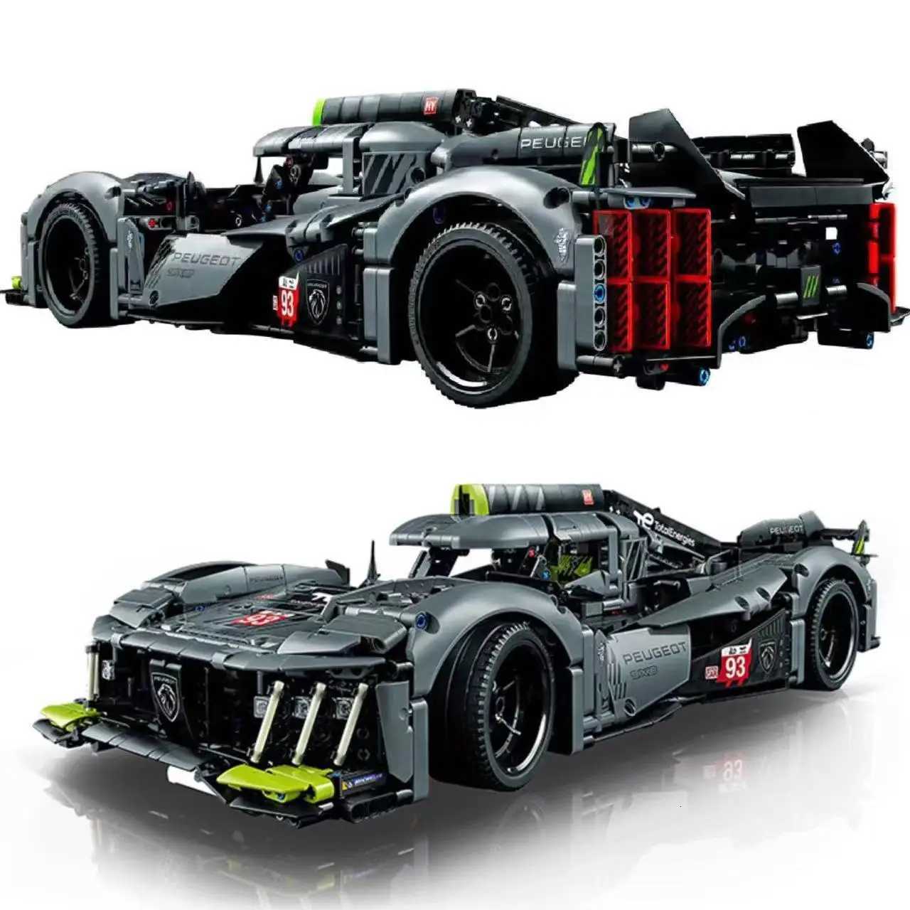 42156 Technical Peugeot 9X8 Mans Hybrid Hypercar Super Racing Car Building Blocks 1775Pcs Sports Car Gifts R250718