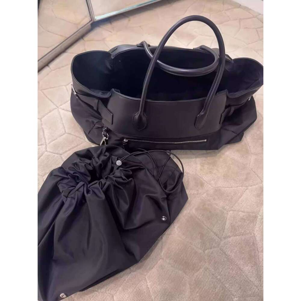 Nylon Canvas Tote New Women S Relaxed Commuter Large Oxford Cloth With Leather Shoulder Bag