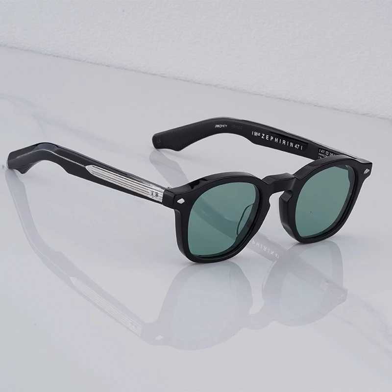 Luxury Brand Fashion Zephirin Sunglasses Men Top Quality Round Acetate Outdoor UV400 Protection Women Sunglasses W250718