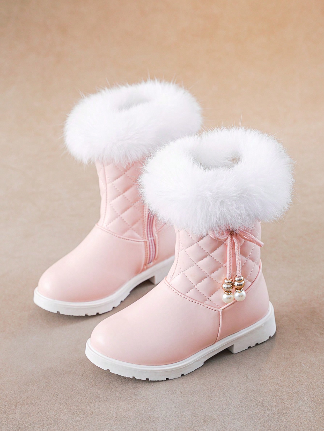 Warm Waterproof Winter Snow Boots Featuring Soft Rabbit Fur Lining