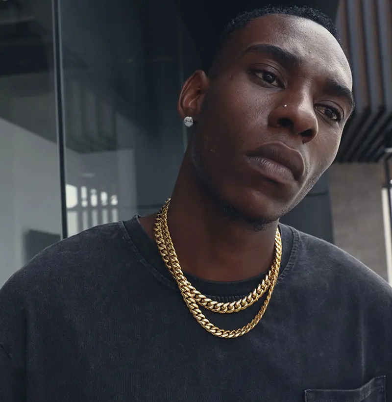 6mm/8mm/10mm/12mm Hip-Hop High Polished Gold Color 316L Stainless Steel Curb Cuban Link Chain Necklace Gift For Men Jewelry 250717