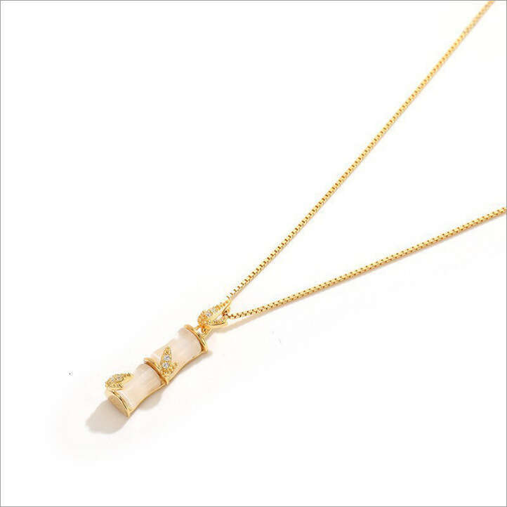 Fashion New Style Dia-Studded Titanium Steel designer Necklace for Women Versatile Ins Internet Celebrity Liht Clavicle Chain Eleant Hih-End Feel