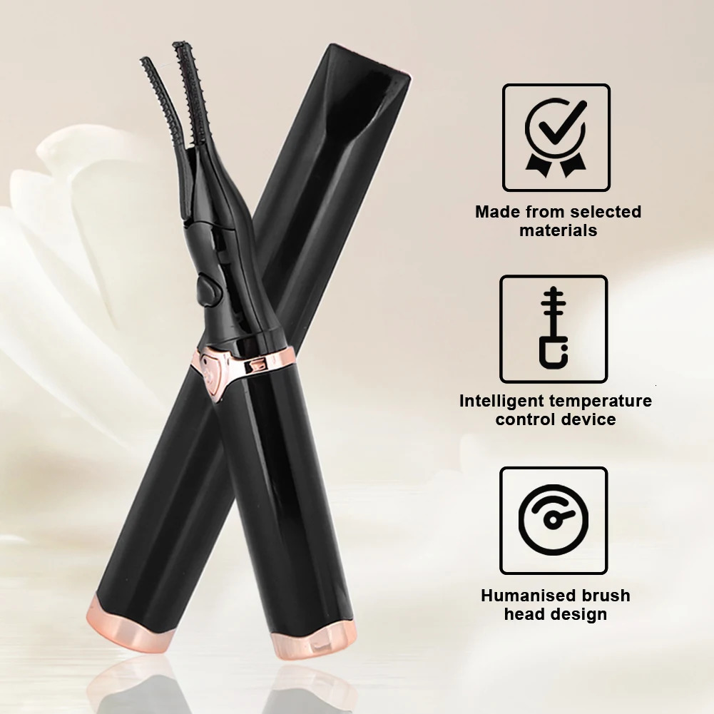 Heated Eyelash Curler USB Rechargeable Electric Eyelash Curler Long Lasting Quick Heating Natural Curl Eyelash Curler 250716