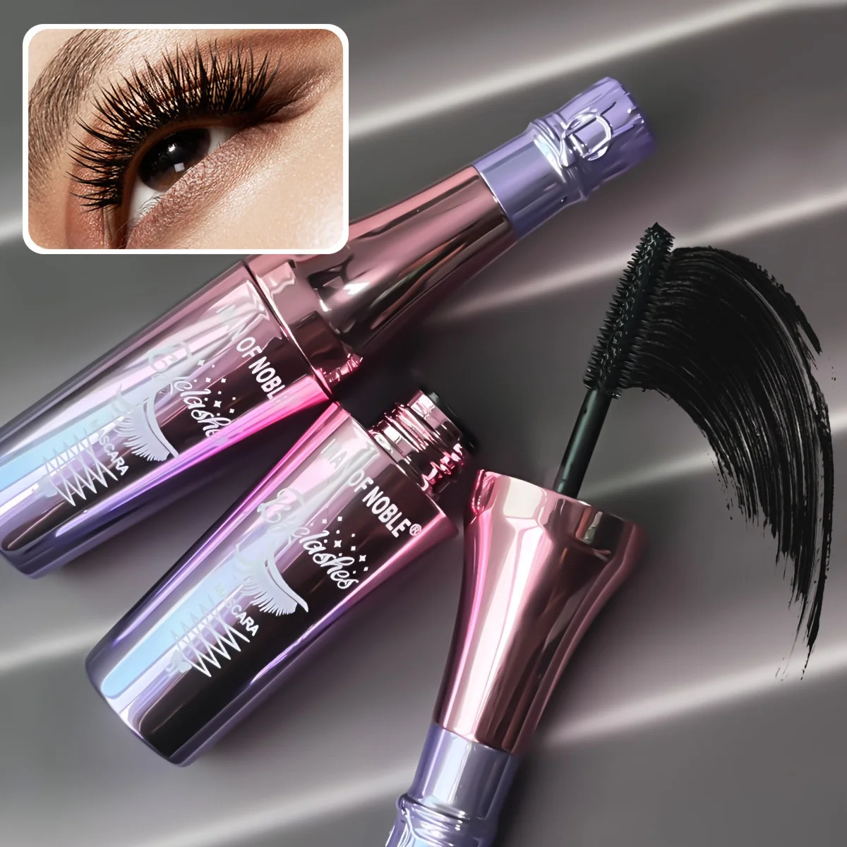 5D wine bottle black eye black curling up and lasting non smudging makeup cosmetics 250717