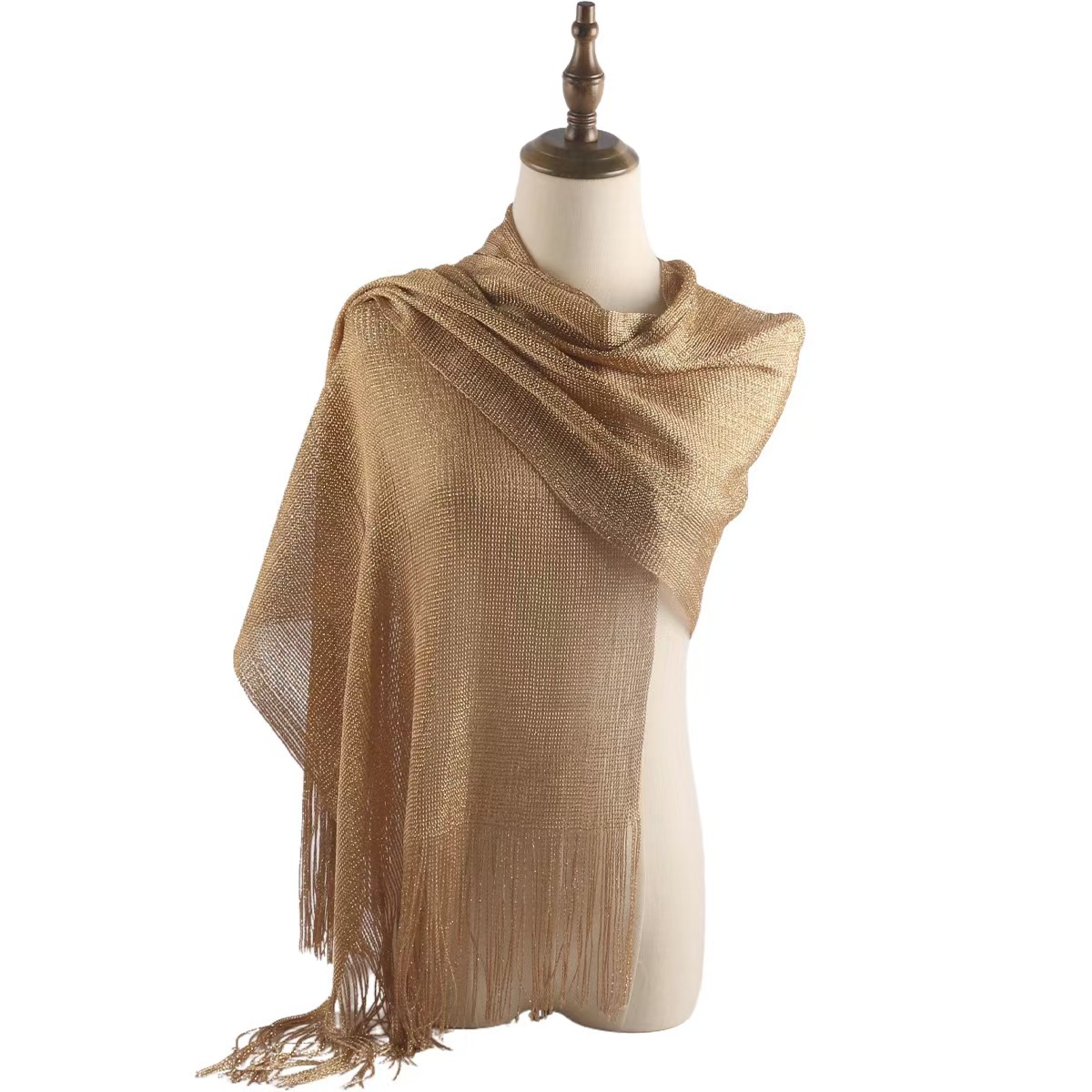 T1256 New shiny streamer scarf women's Arabian Malay shawl travel bag headscarf