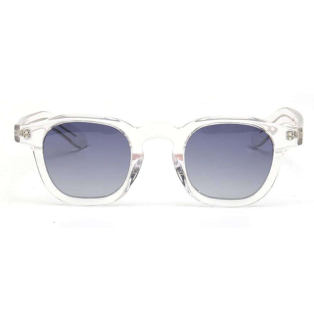 Trendy Square Sunglasses Polarized Mens UV400 Driving Frames for Women Transparent Sun Glasses Vintage Green Brown Fashionable