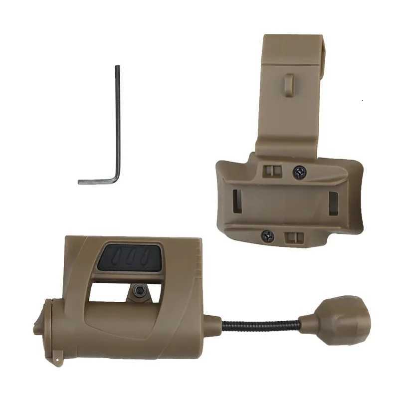 3-Mode Tactical Helmet Light D Flashlight Outdoor Night Lighting for Laser Hunting Military Cycling Fishing Helmet Lamp XJ250718