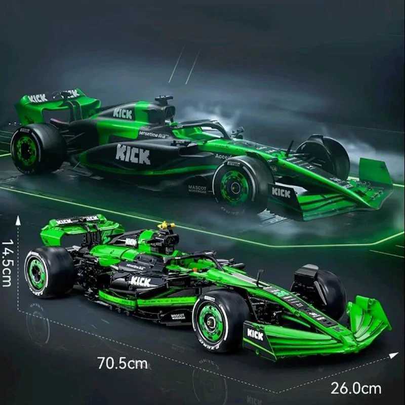 Technical KICK SAUBER F1 C44 Sports Model Car Set 1 8 Racing Car Kits Model 2553PCS Building Blocks Car Lovers Muscle Car Fans R250718