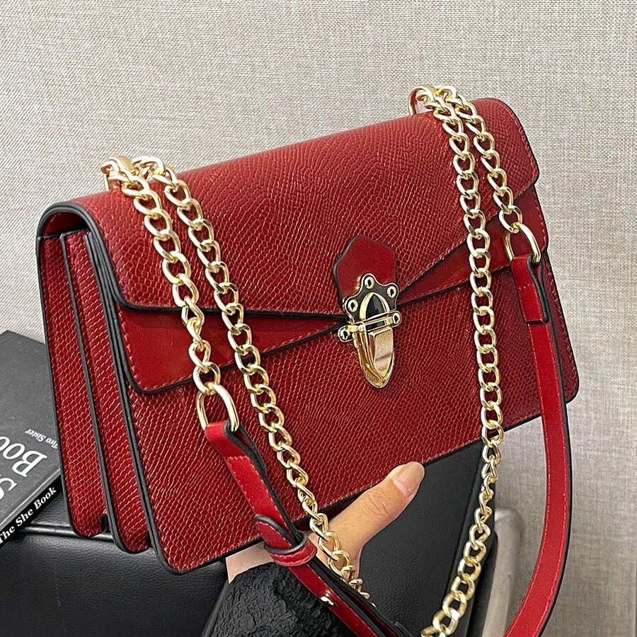 Cross border small square bag multifunctional social style elegant handbag designer bag shoulder bag women's crossbody bag