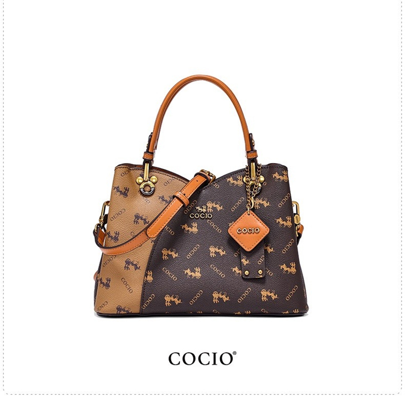 COCIO designer Shoulder Bags light luxury New handbag fashionable womens handbag business classic bag