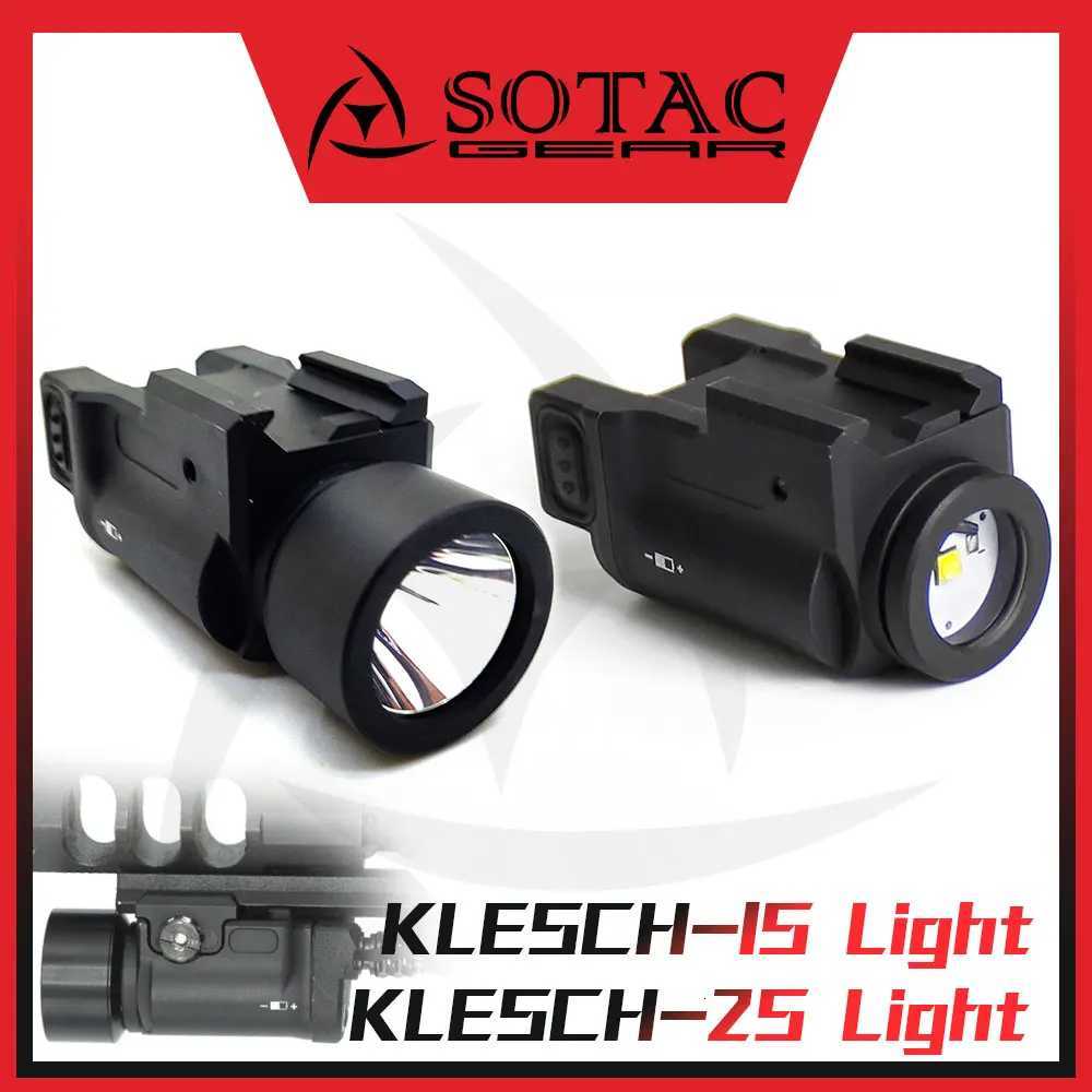 Tactical KSCH-1S KSCH-2S Scout Light White D Weapon Hunting Flashlight with Strobe Function SOTAC GEARXJ250718
