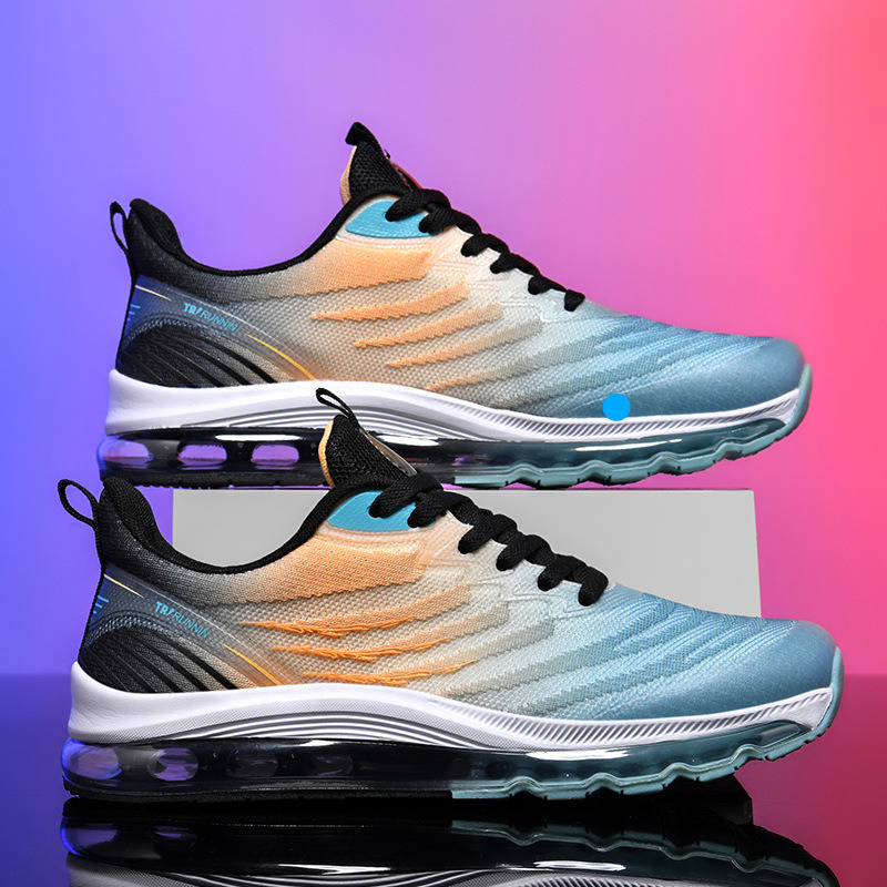 Men's Large Air Cushion Sports Summer Breathable Wide Feet Plus Size Casual Trendy Shoes for Men