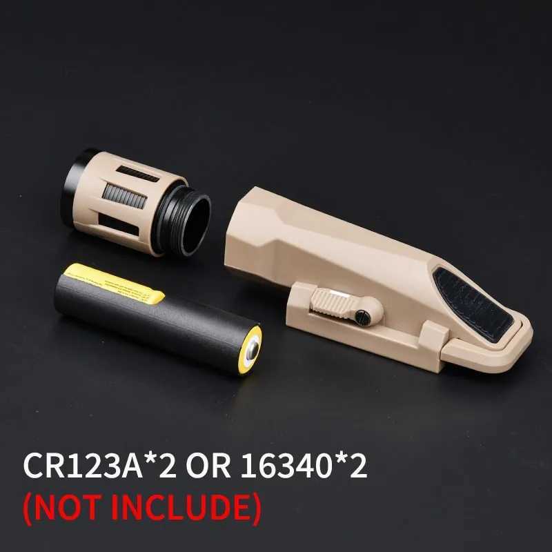 Airsoft Tactical Weapon Gun Pistol Flashlight WML X WMLX for 20mm Rail AR15 Rif Weapons Scout Light Strobe White D Lights XJ250718