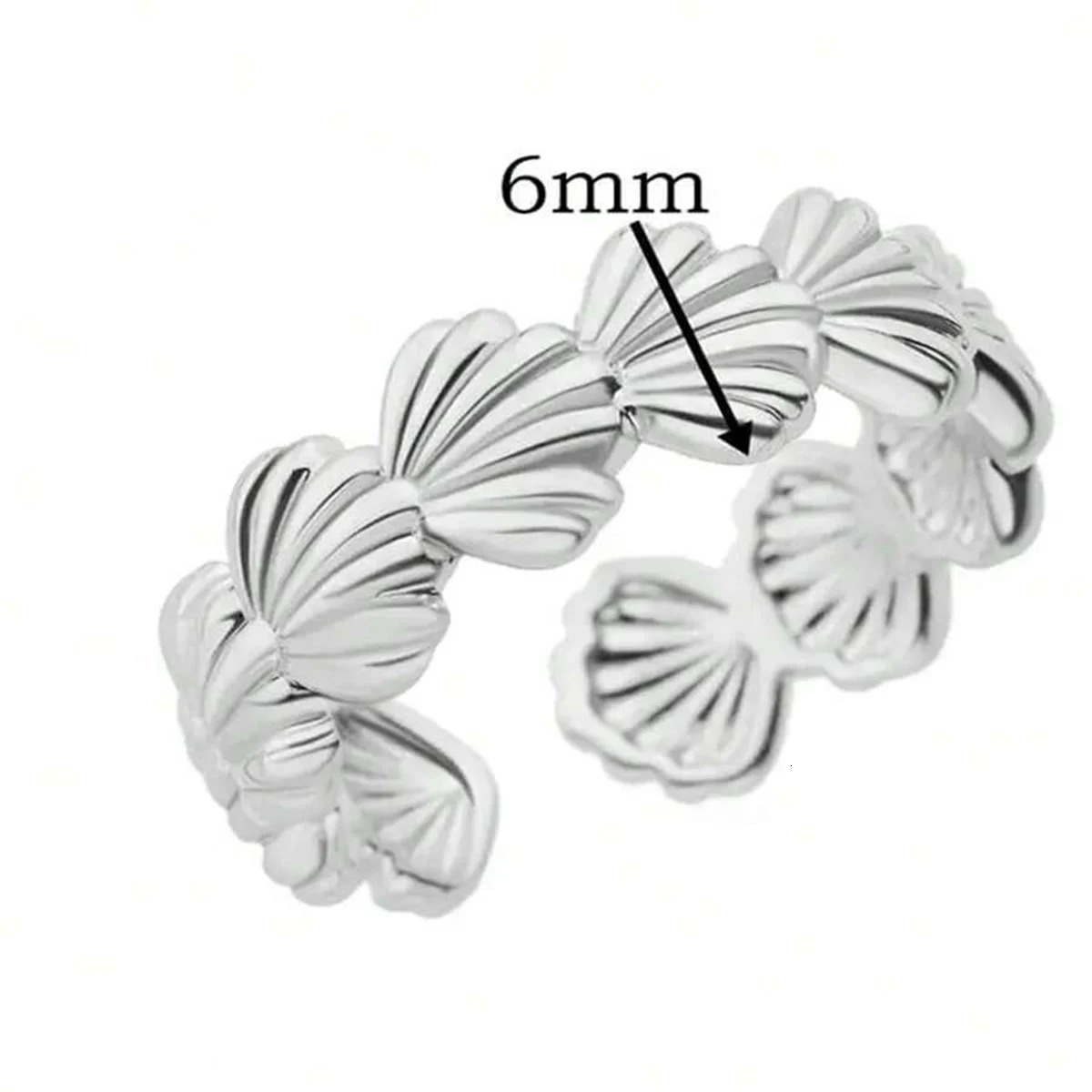 Obega Creative Shell Open Ring For Women Gold Silver Color Simple n Unique Holiday Summer Jewelry Friend Lover Finger 250716