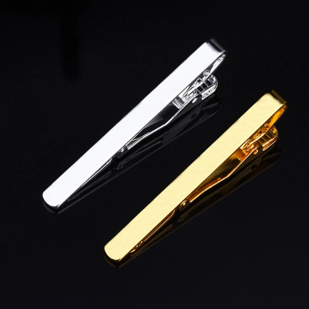 2023 5m5mm Men Stainless Steel Tie Clip Bar Brooch Clasp Chic Fashion Solid Color Slim Collar Useful Neck Pin 250715