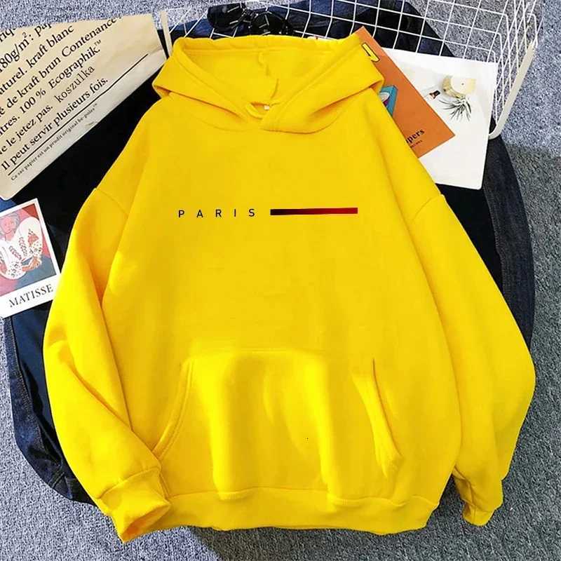 Paris Letter Womens Sweatshirts Printed Home Casual Hoodies Sports Pullover Tops Daily Woman CloTHing Autumn Winter Z250719