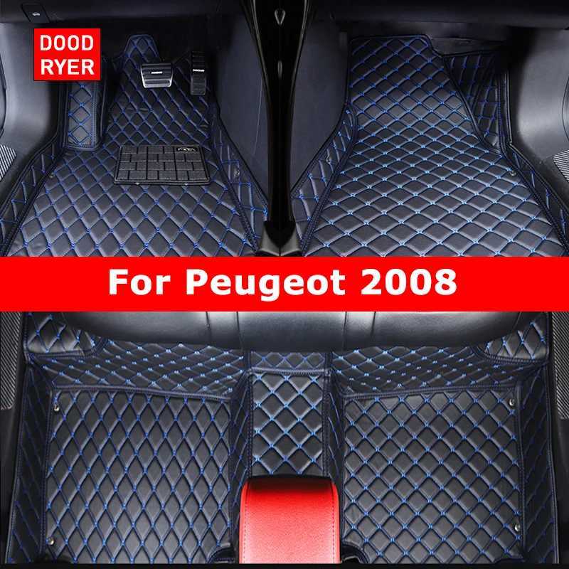 DOODRYER Custom Car Floor Mats For Peugeot 2008 2013-2023 Auto Carpets Foot Coche Accessories S25719