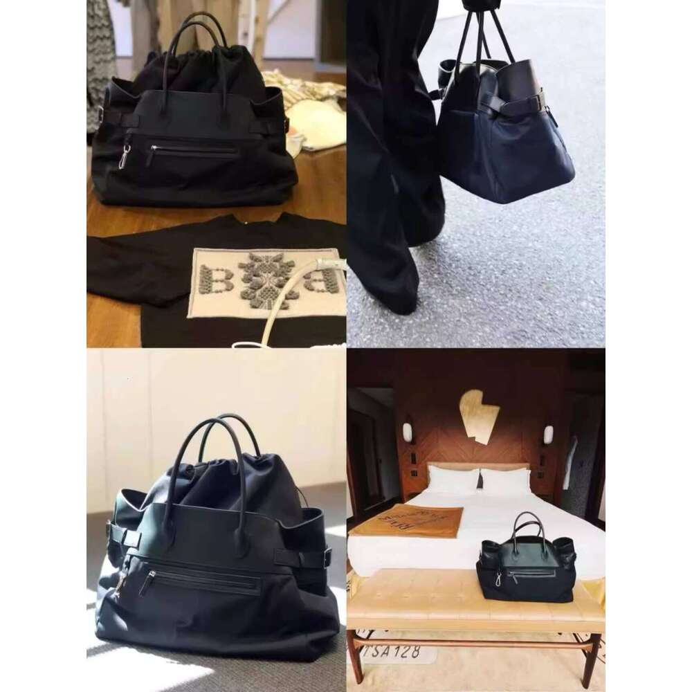 Nylon Canvas Tote New Women S Relaxed Commuter Large Oxford Cloth With Leather Shoulder Bag