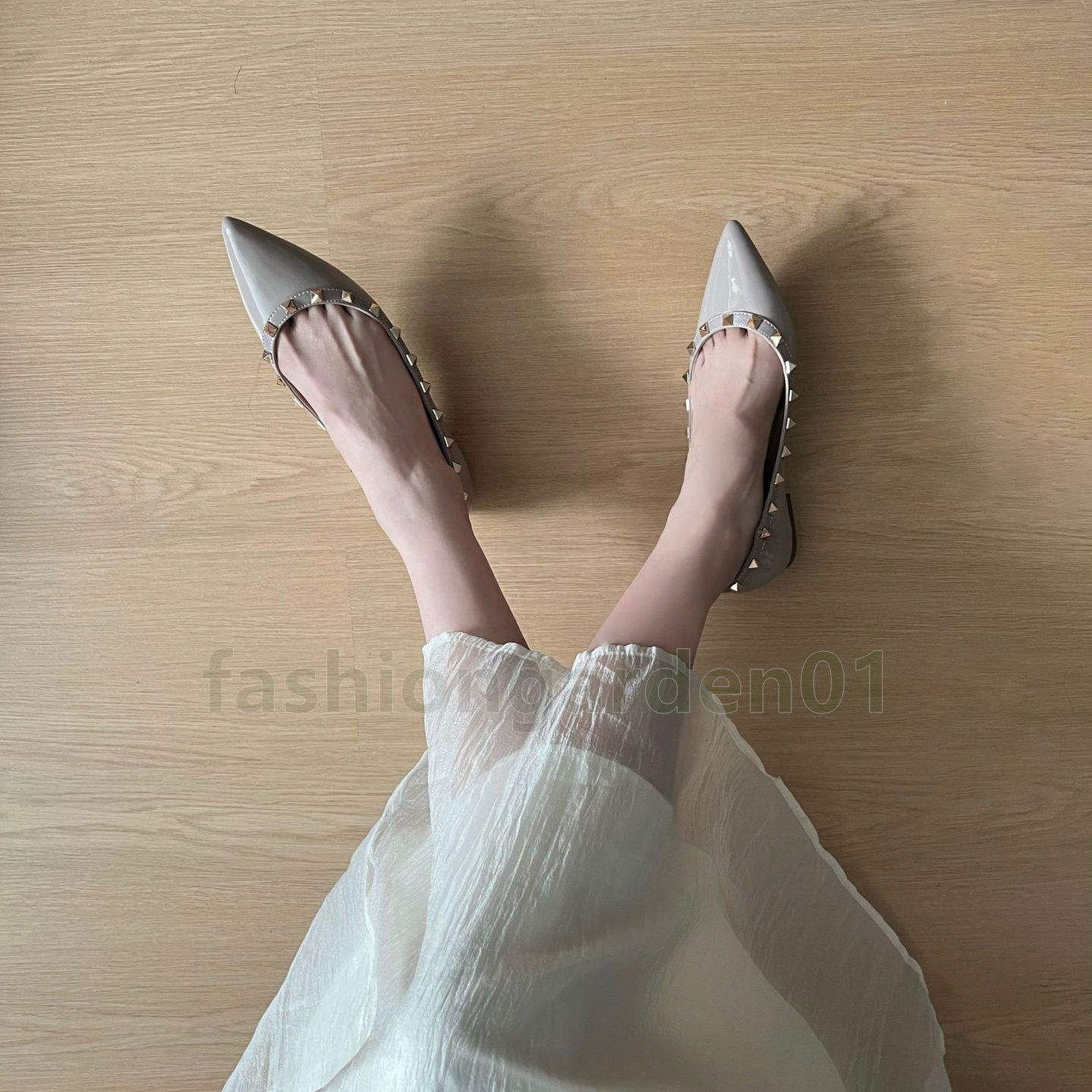 designer loafers women shoes ballet flats heels soft patent leather fashion pointed toe comfort durable soft-soled exquisite mary jane shoes
