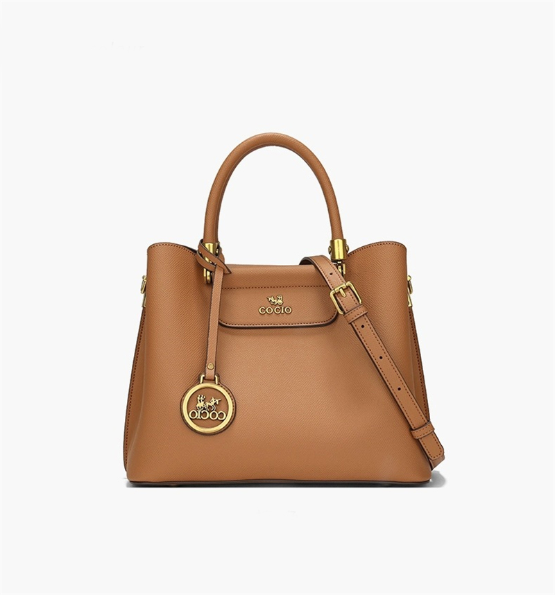 COCIO designer Shoulder Bags High end leather large capacity portable tote bag fashionable versatile crossbody bag