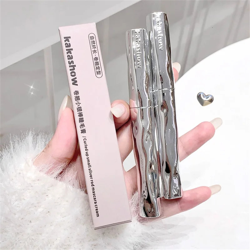 Silver Silk Fiber Matte Mascara Makeup Ultra-Fine Brush Lengthens Eyelashes Waterproof Fast Dry Eyelash Extension Mascara Makeup 250717