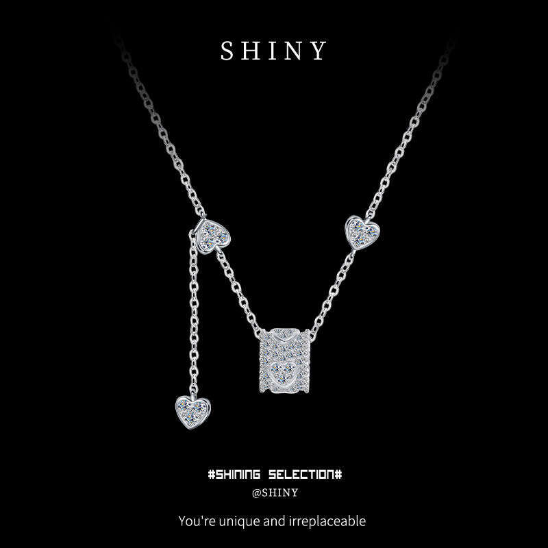 Niche Light High-end Feel Pure Sier Designer Jewelry Necklace Versatile Clavicle Chain Design Non-fading Choker