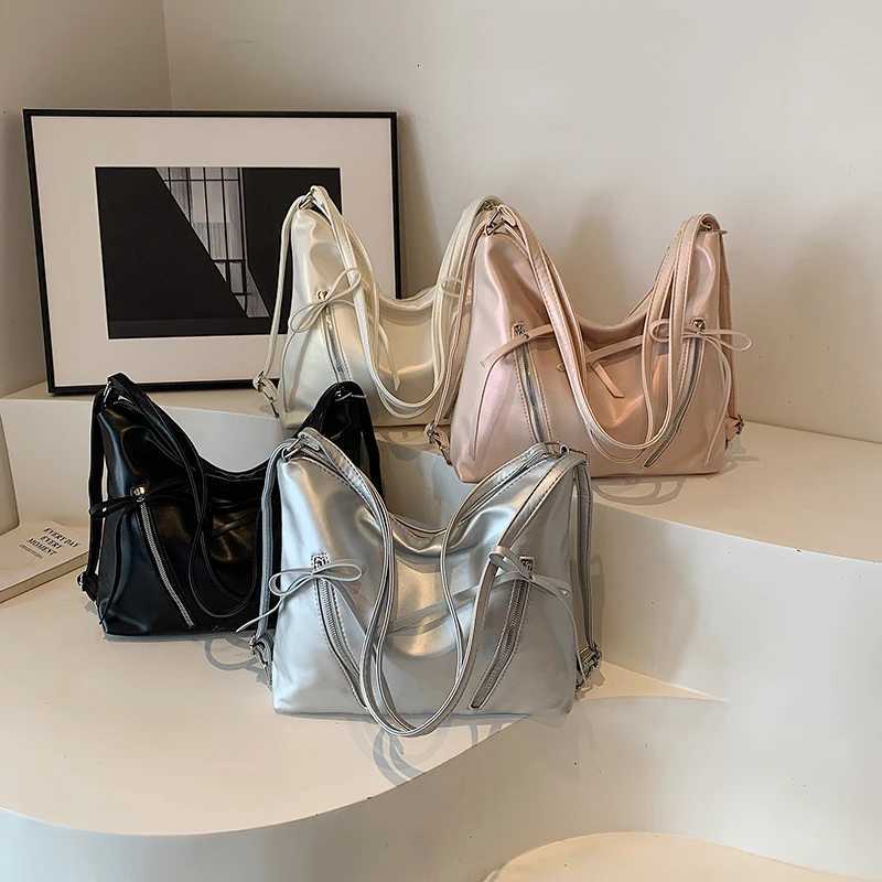 2024 New Trendy and Reliable Korean Tote Bag Casual Large Capacity Bow Backpack for Men Y250730