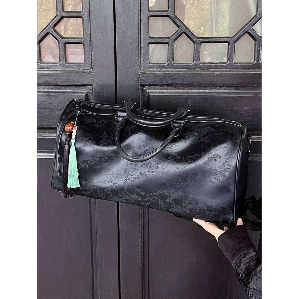 Silk Travel New Printed Old Money Gym Chinese Style Carry On Lage Bag