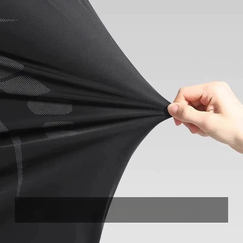 Quick Drying Sportswear Fitness Clothes Ice Silk T-shirt Men Short Sleeve Tracksuit Shorts Gym Sports Outfit 250716