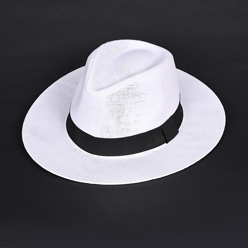 Wholesale men's flat brimmed small hats, men's high-end British hats, adult hats