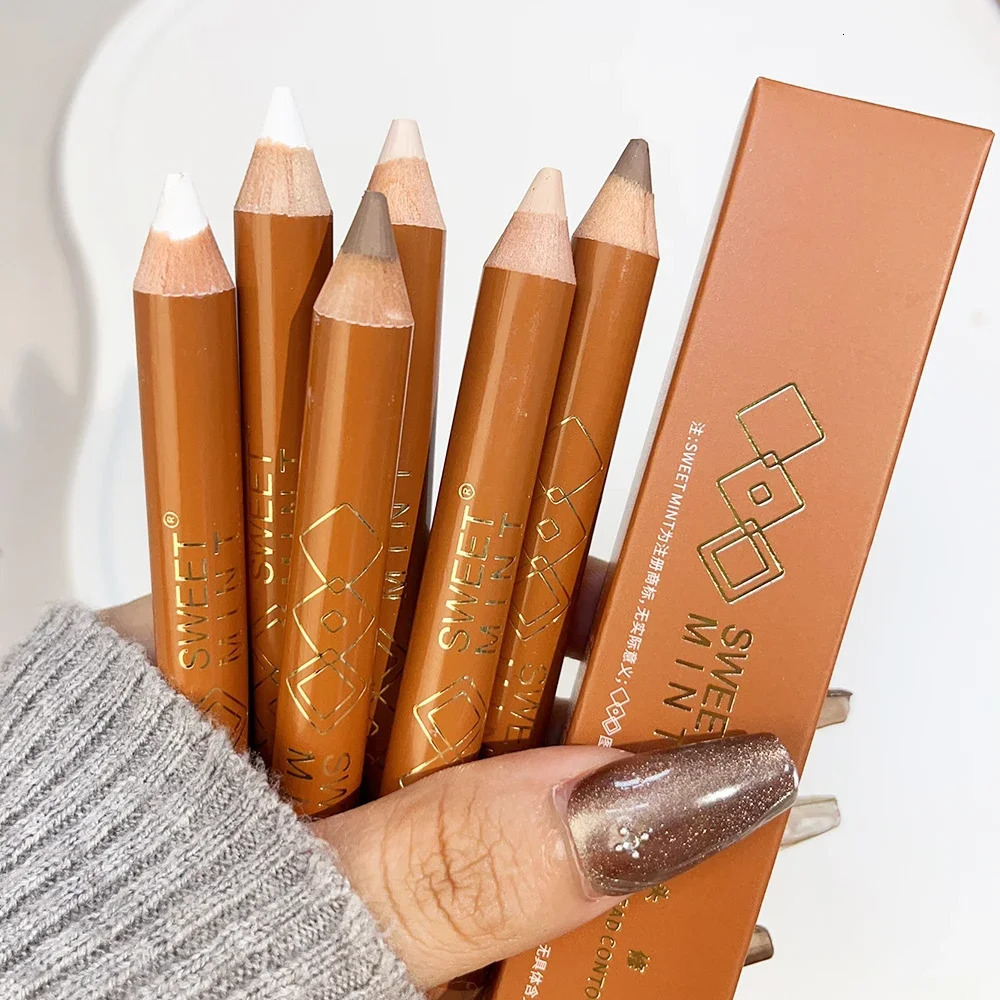 Double-ended Contouring Pen Face Brightening Corrector Nose Shadow Sculpting Natural 3D Highlighter Shading Stick Korean Makeup 250717