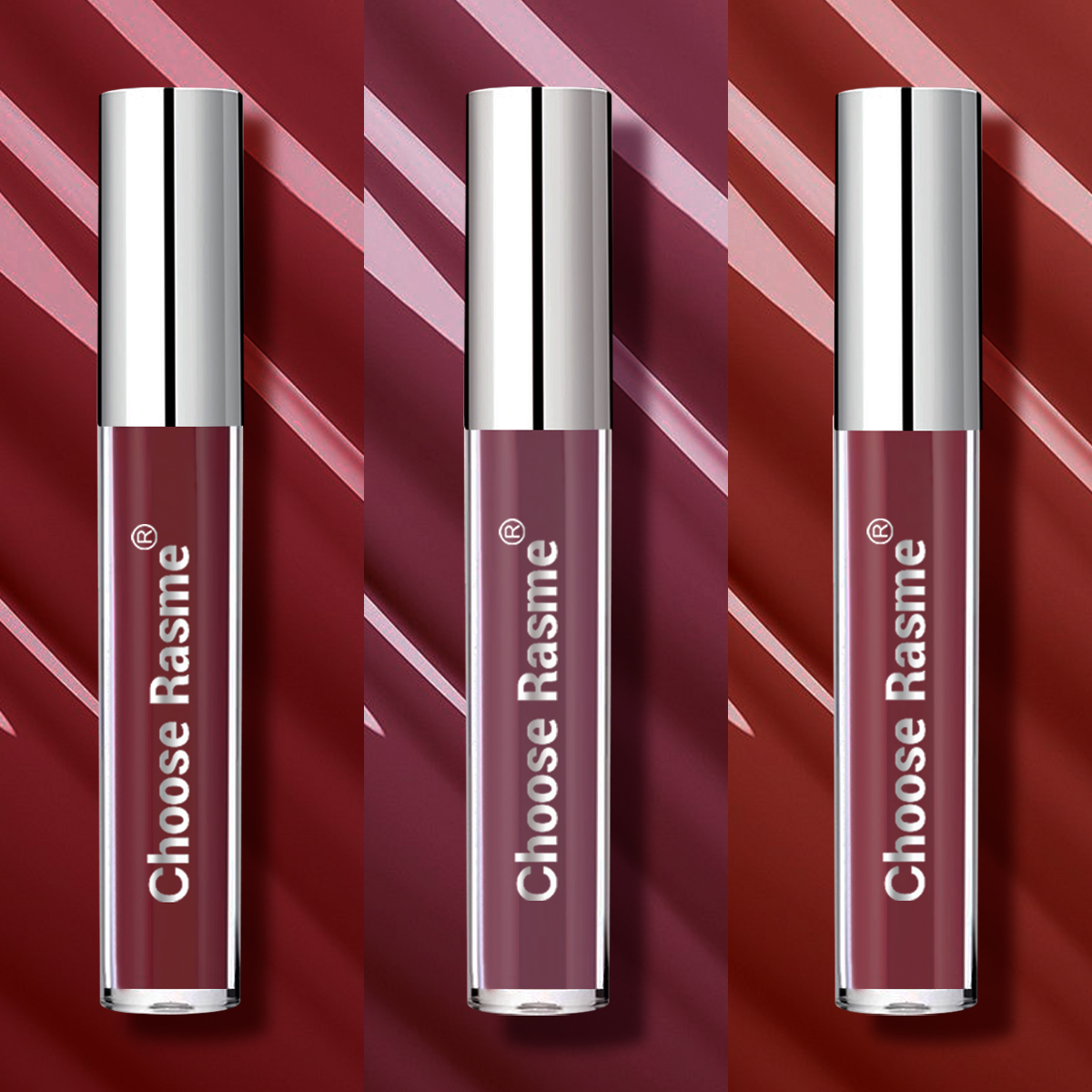 Choose Rasme Velvet Nude Liquid Lipstick - Quick-Dry Transfer-Proof Matte Lip Stain, Non-Sticking Long Lasting Lip Gloss with Natural Soft Finish