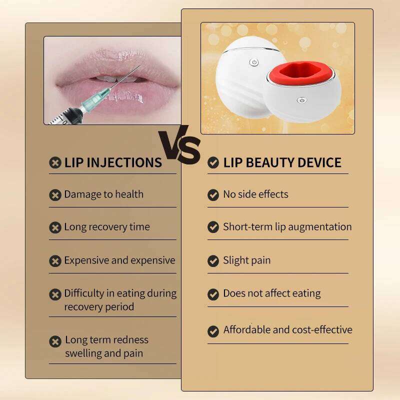 The plumper is made of durable ABS and food-grade silicone with three settings for different lip sensitivity operations