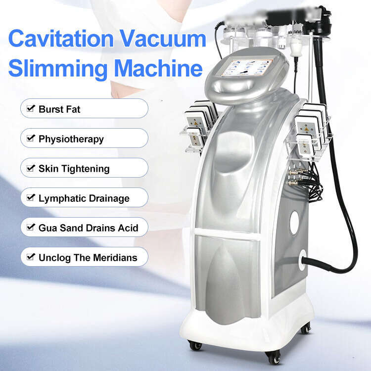 New Arrival 80K Alien Vibration Cavitation Fat Burning Skin Tightening 9 in 1 Vacuum Cavitation Lipolysis Fat Loss Rolling Body Massage Slimming Machi
