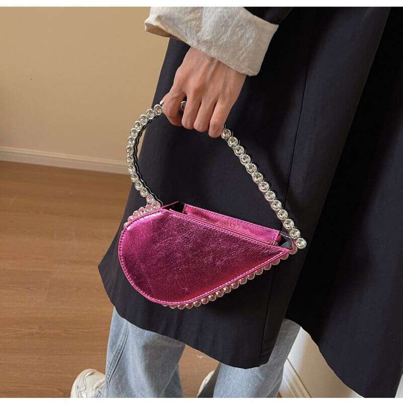 Women's spring summer new style hand-held heart-shaped with dias evening fashionable and stylish women's bag handbag