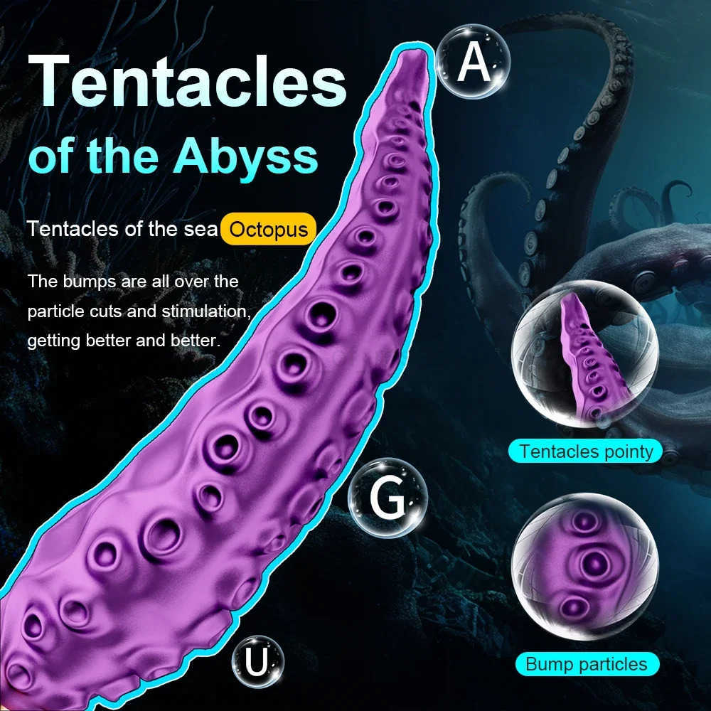 Octopus Tentacle Anal Vibrator Female G-Spot Clit Vagina Stimulation 360 Rotation Silicone Dildo Masturbation Sex Toys Women Z250719