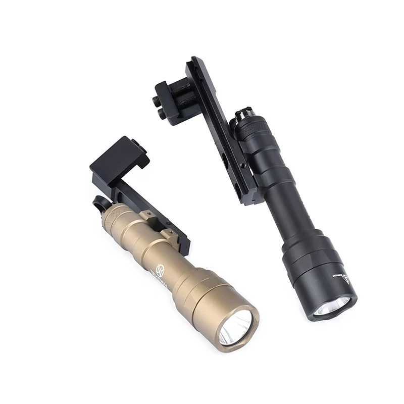 Tactical Surir M600 Flashlight M600U D Spotlight With 45 Offset Adaptive Light Mounting Metal Base For 20MM Picatinny RailXJ250718