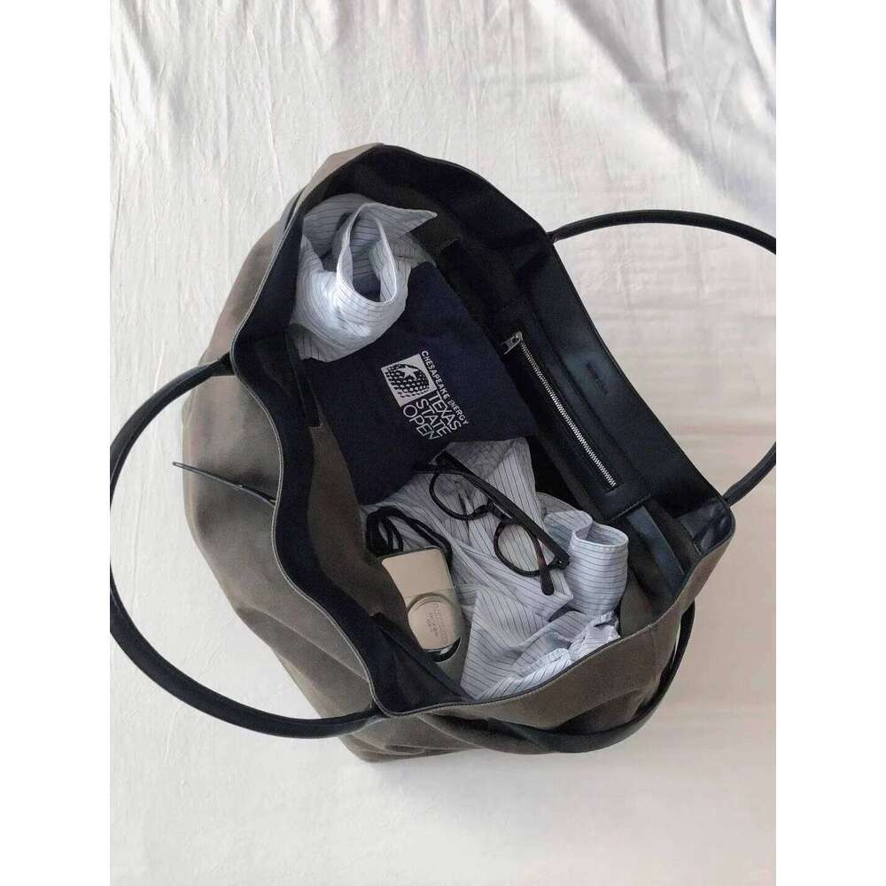 New Trendy Women S Tote Bag Light Luxury Niche High End Fashion Extra Large Casual Canvas Handbag